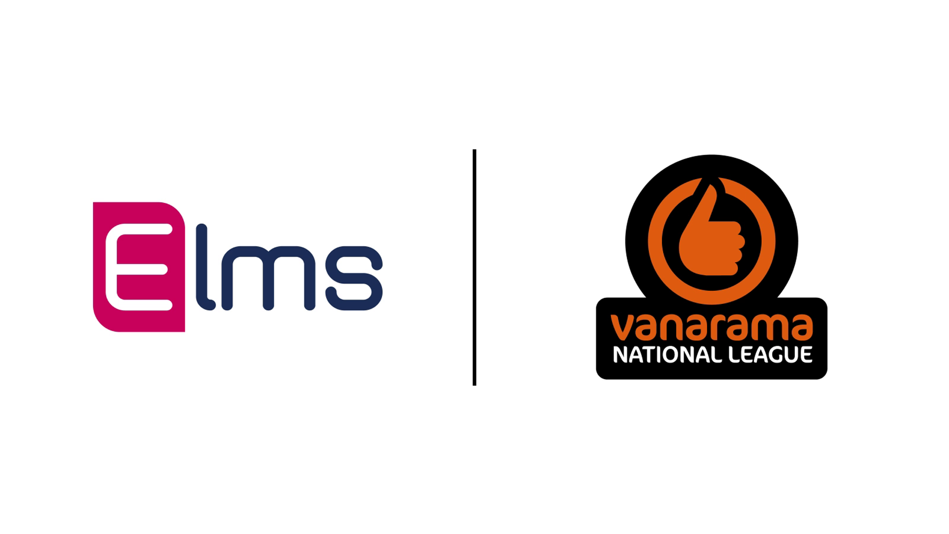 Image showing the National League and Elms logos together posed